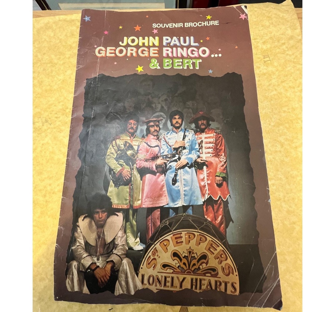 1974 John Paul George‎ Ringo Bert Souvenir Brochure Musical Memorabilia Beatles